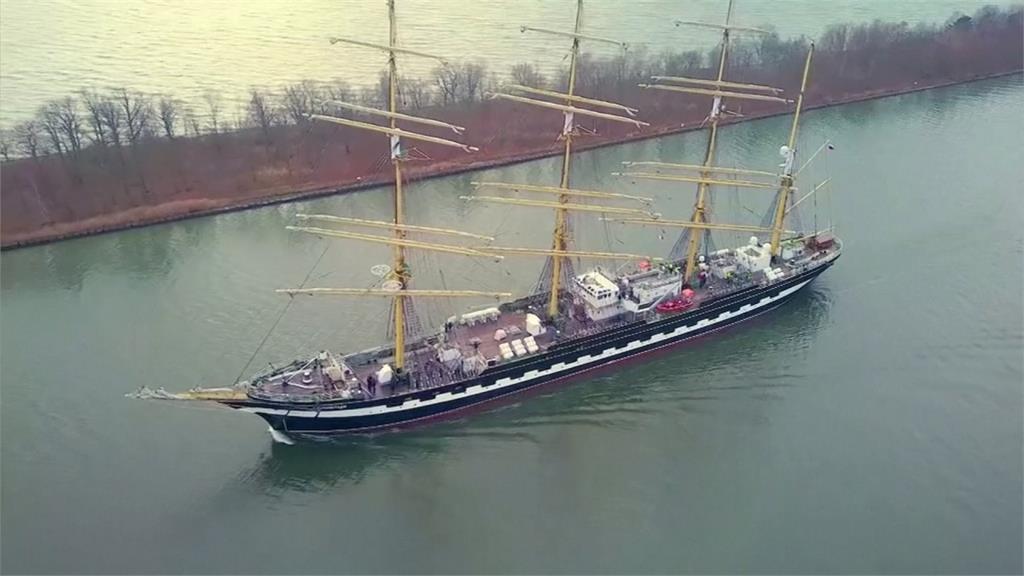 世界最大四桅帆船 克魯森斯騰號展開環球壯舉