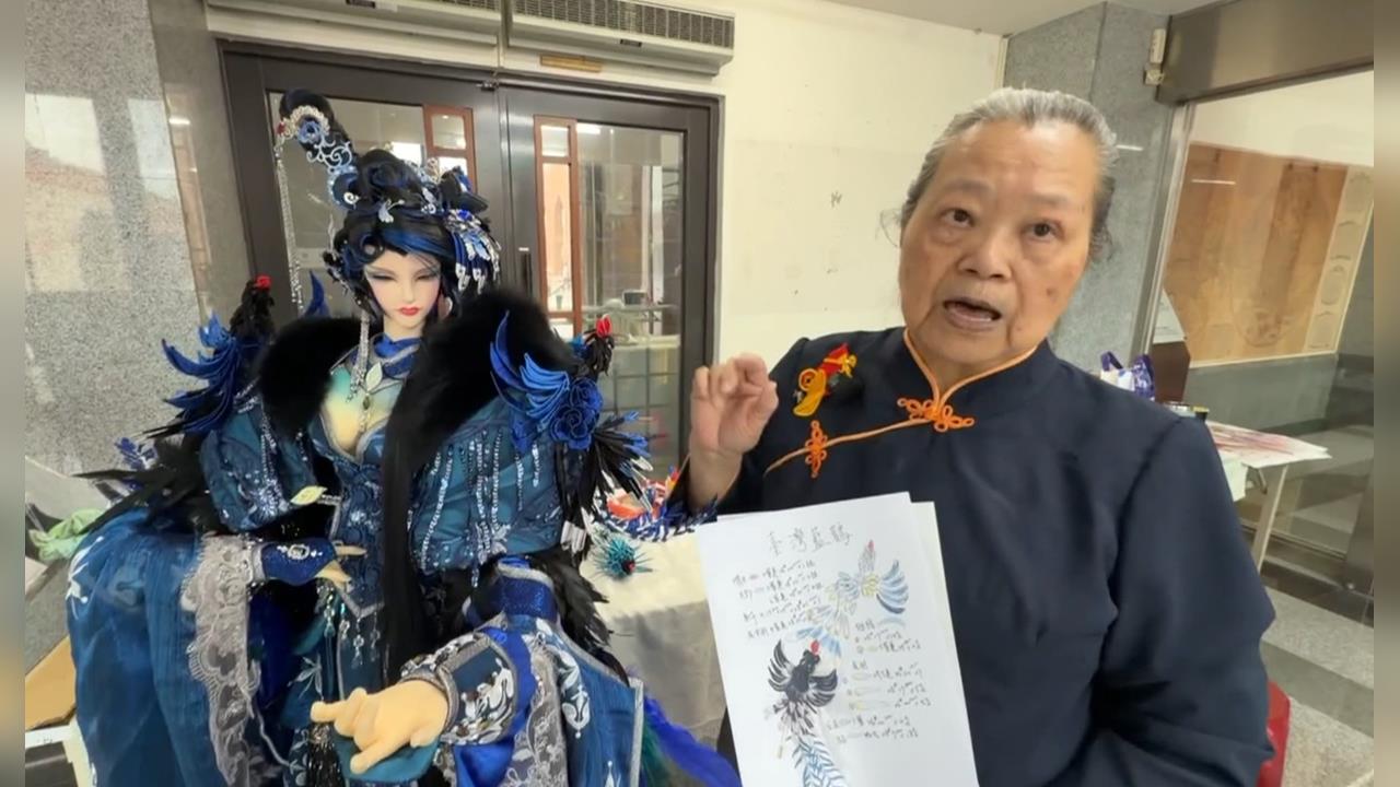 獨！台灣燈會布袋戲偶引轟動　「藍鵲仙子」幕後工藝大揭密