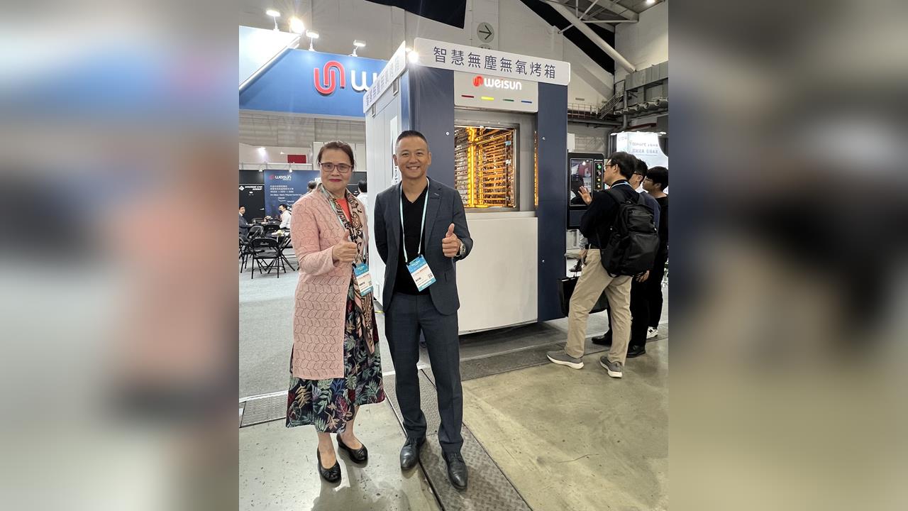 台灣電路版產業國際展覽會登場 會研董事長參訪偉勝乾燥
