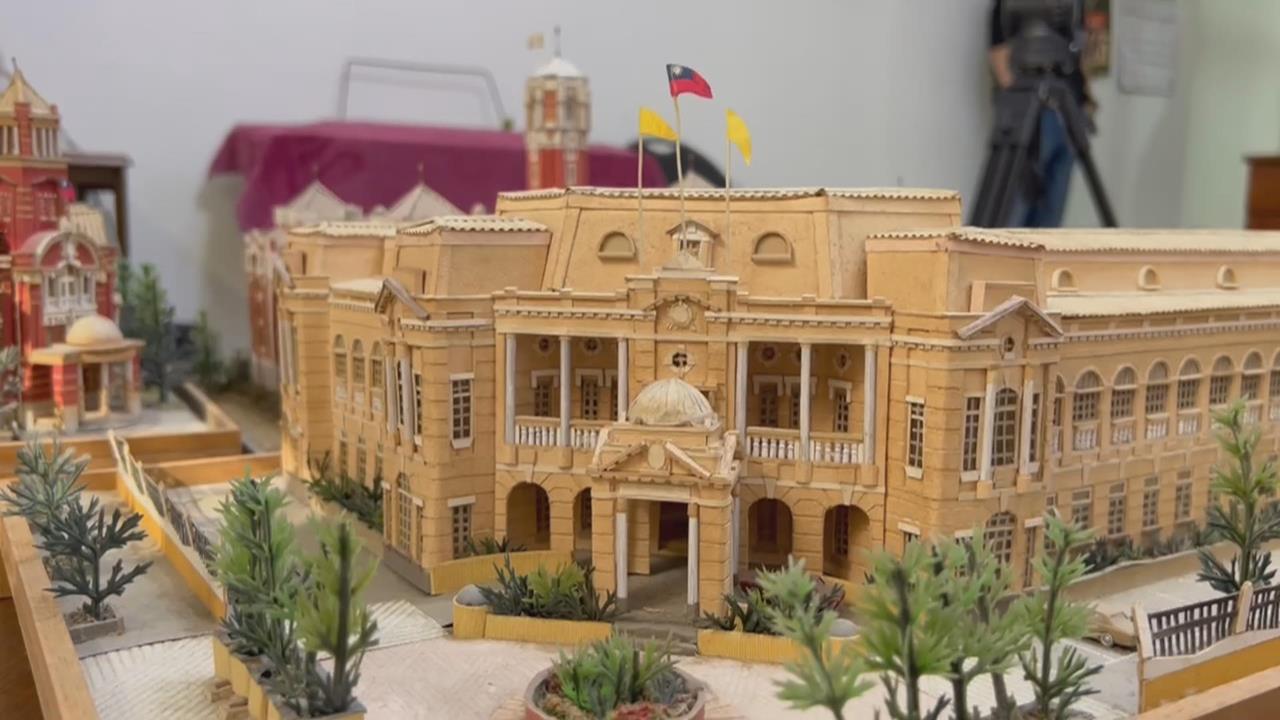 神級微縮工藝！　90歲阿嬤手作打造「迷你總統府」