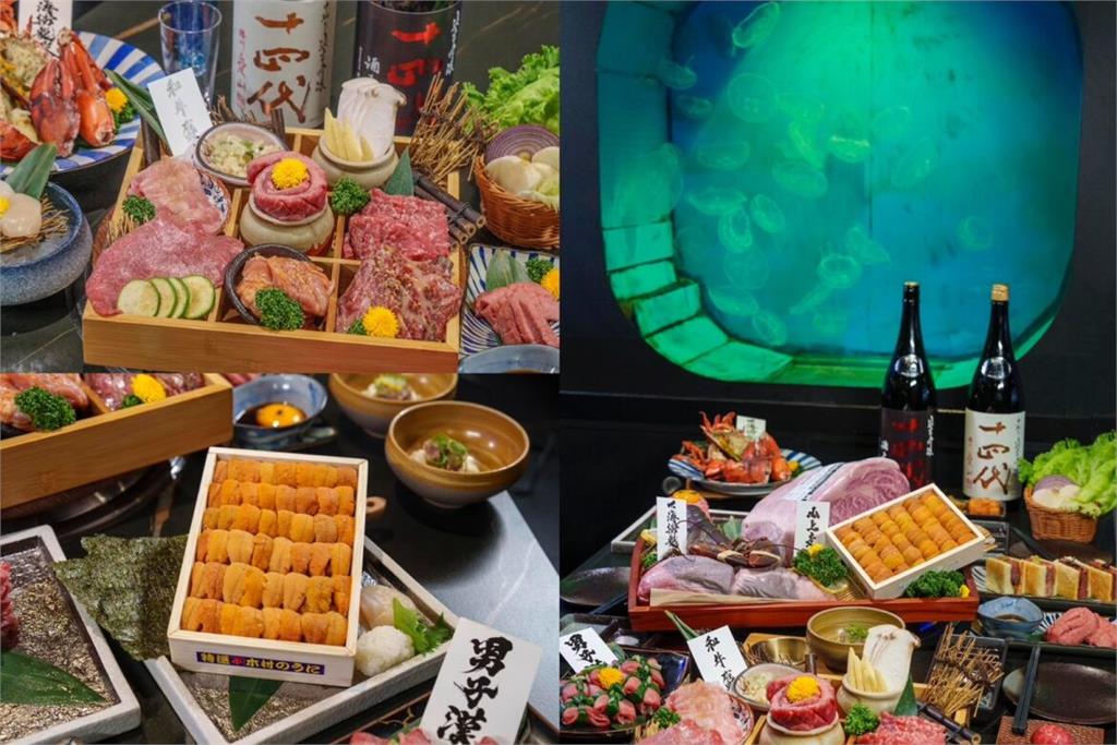 新竹日式無菜單燒肉專門店|享受高級肉品還能邊看超大水族箱