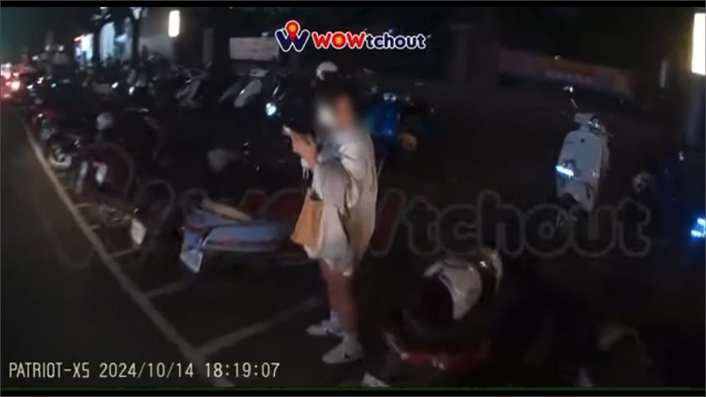 人肉占車位？　女子稱＂等人＂拒讓位　騎士搬法條反擊
