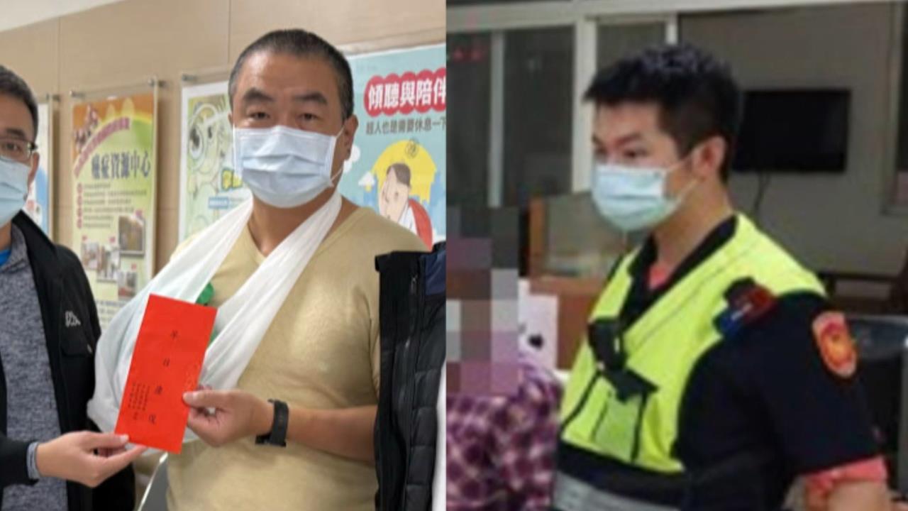 連續2維安警執勤遇車禍 蕭美琴、卓榮泰前往探視