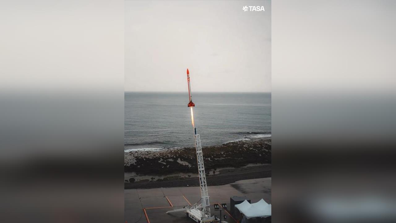 快新聞／國家太空中心首支自主探空火箭「島脈」成功發射　達超音速1.2馬赫