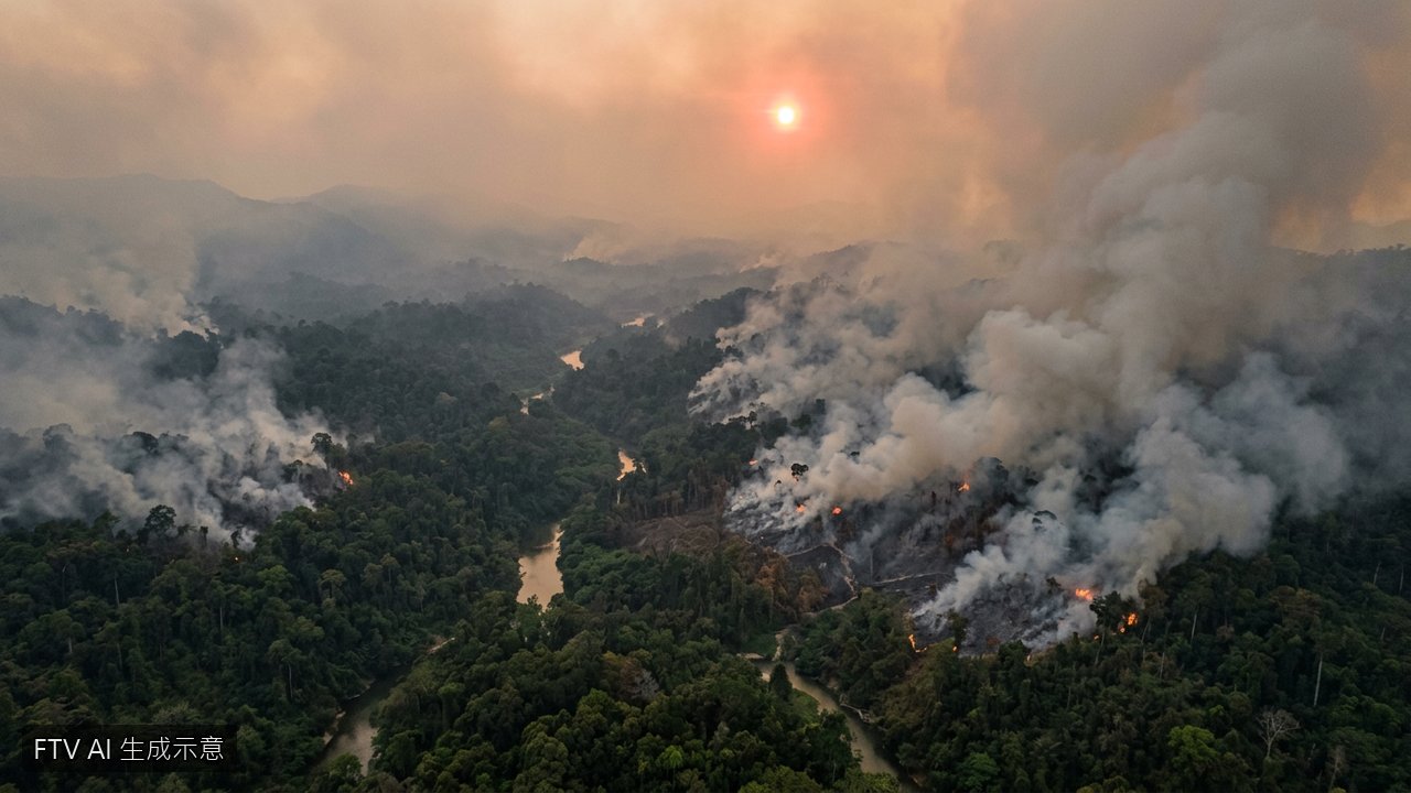印尼聖嬰現象加劇爆森林大火　霾害擴散當局急造雨