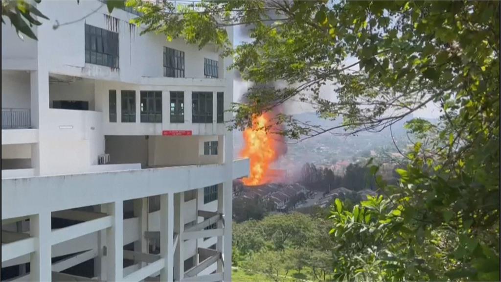 吉隆坡天然氣管道爆炸33傷！　「蘑菇雲炸天空」驚悚畫面曝
