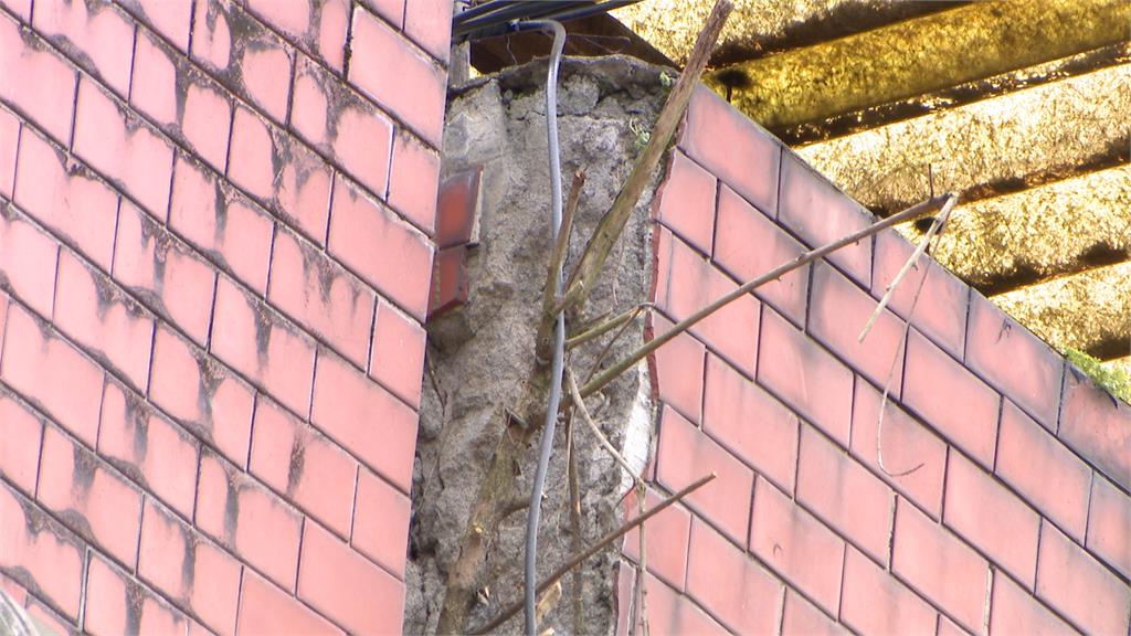 女兒牆磁磚"從天而降" 小黃路過遭砸