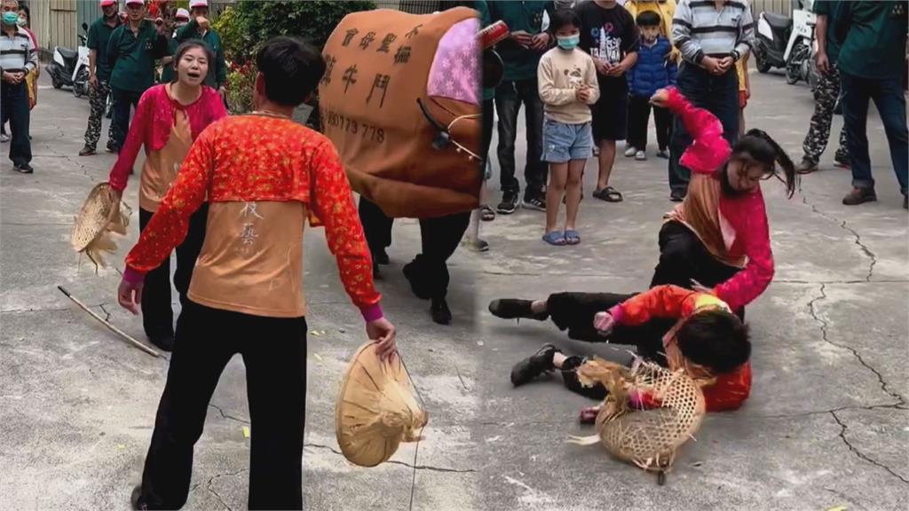 鬥牛陣表演太真實！牧童街頭滾地激烈互毆　網笑：一定有私人恩怨