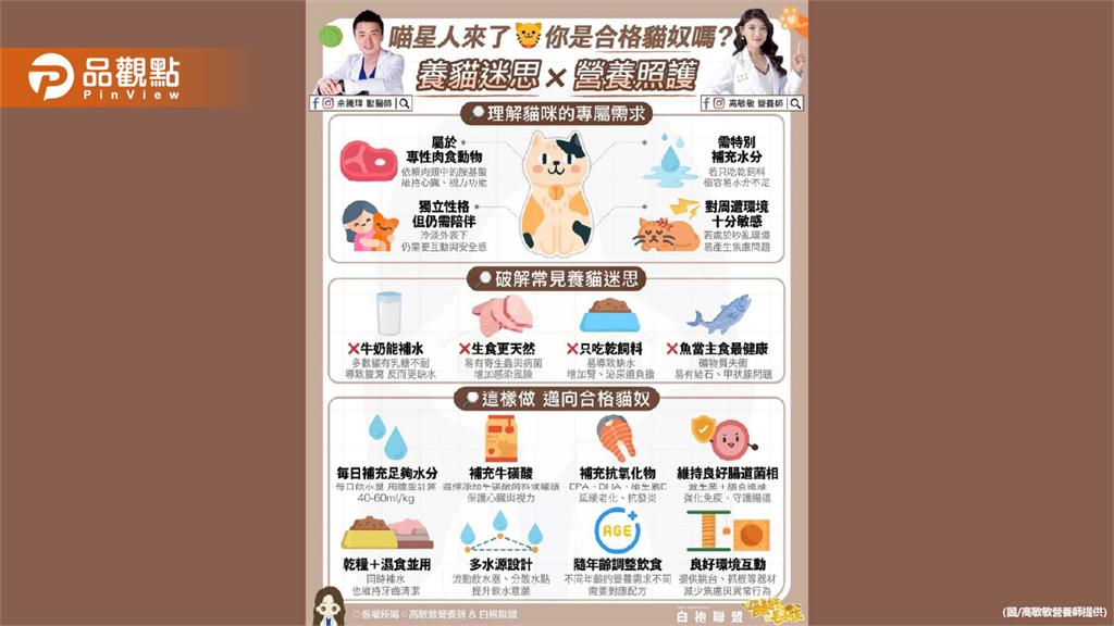 帶你釐清「破解常見養貓迷思 × 臨床風險」讓你真正理解什麼才是養貓的長久之道