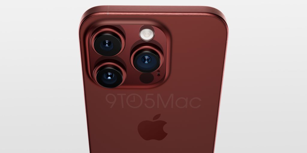 iPhone15 Pro「暗酒紅」渲染圖流出！機身設計特色一次看