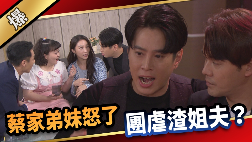 《愛的榮耀-EP215精采片段》蔡家弟妹怒了 團虐渣姐夫？