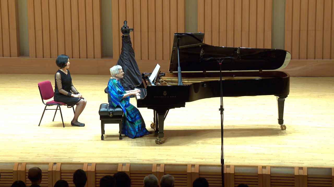 第一鋼琴夫人史蘭倩斯卡來台 93歲琴藝精湛