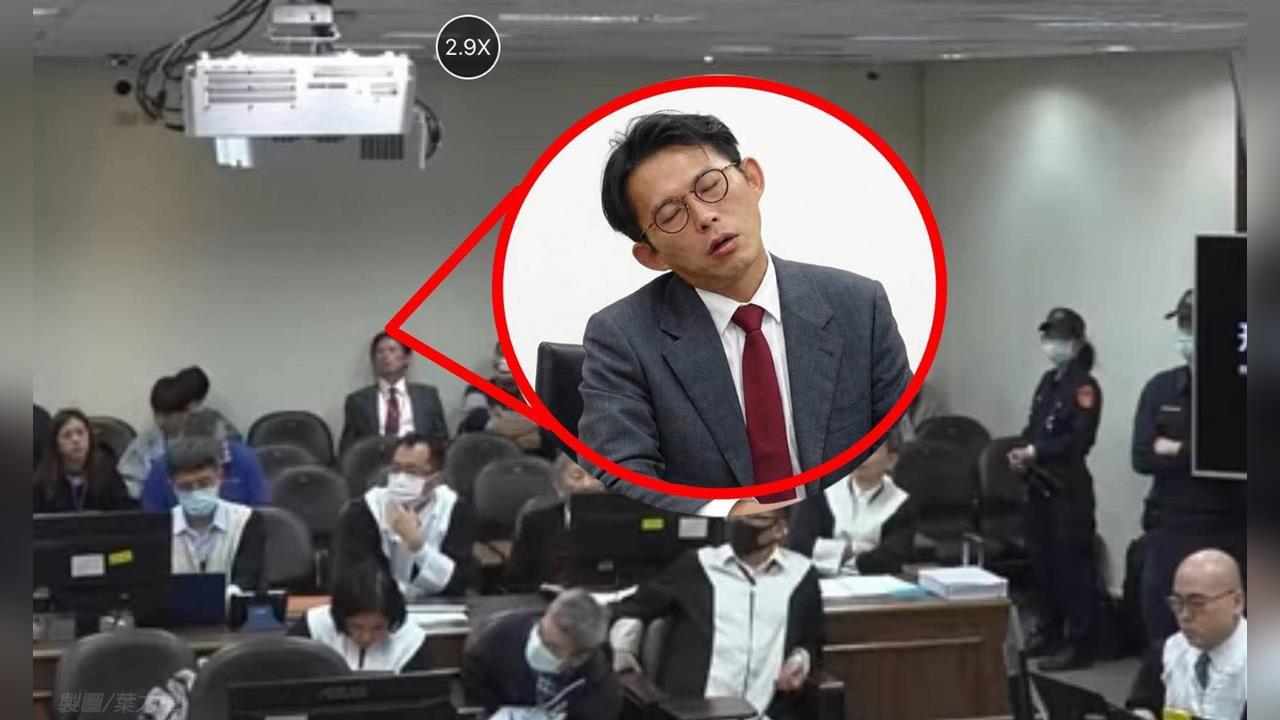 快新聞／抓到了？黃國昌旁聽柯案「打瞌睡畫面瘋傳」　本人急滅火：掐頭去尾