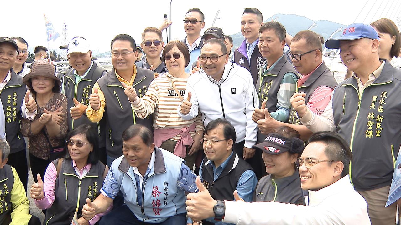 來瞧橋！破十萬民眾淡江大橋健走　侯友宜率眾登橋