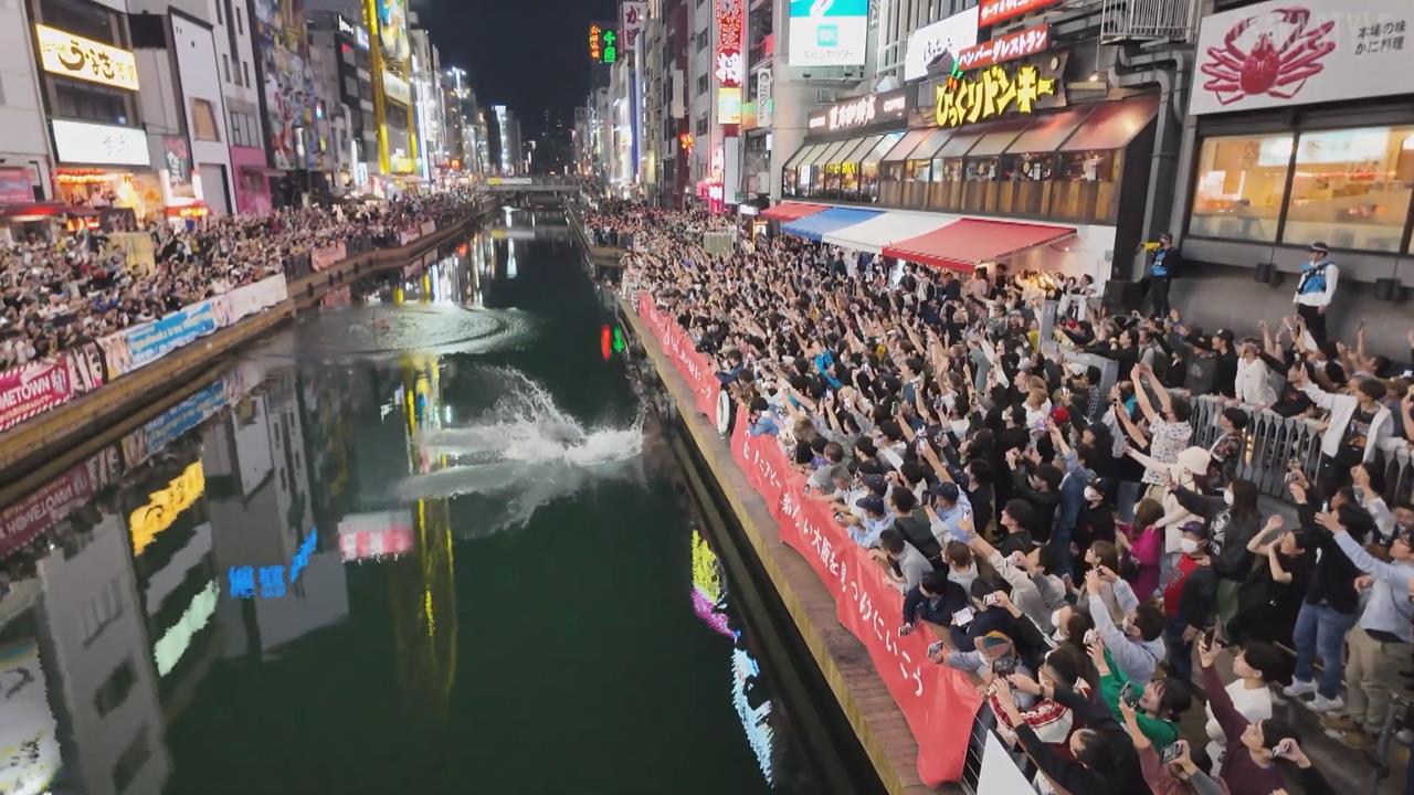 醉漢散步突遭推落河 大阪道頓堀5名青少年被逮