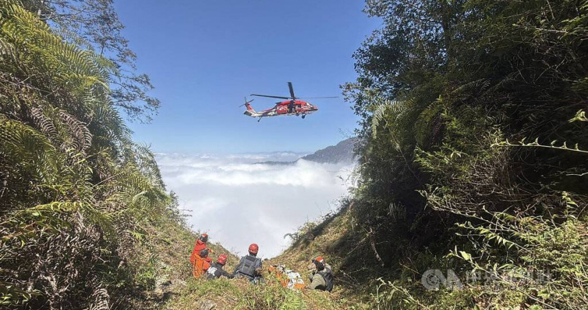彰化男單攀西巒大山傳訊「求救」後失聯　80樓深斷崖尋獲遺體空勤吊掛下山