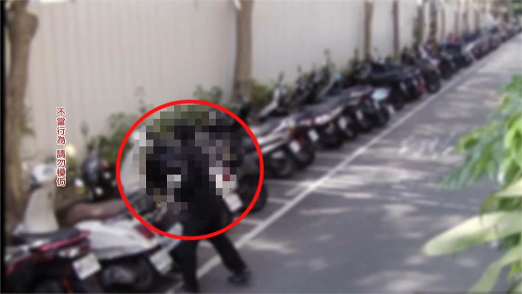 男無故推倒50多輛機車　林口警火速逮人還搜出刀械