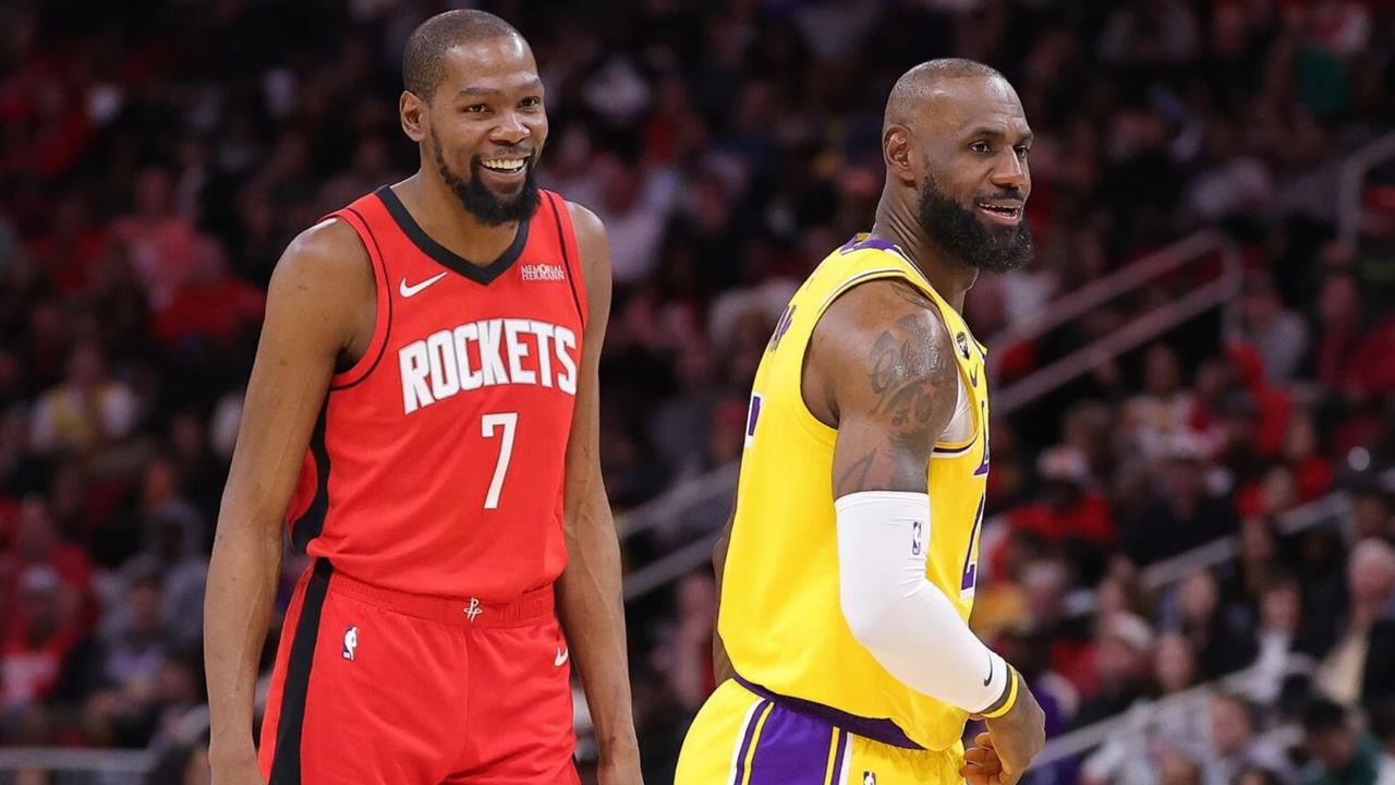 NBA(影)／死神要上場了！火箭杜蘭特擺脫膝傷　季後賽G2回歸同場對決湖人詹皇