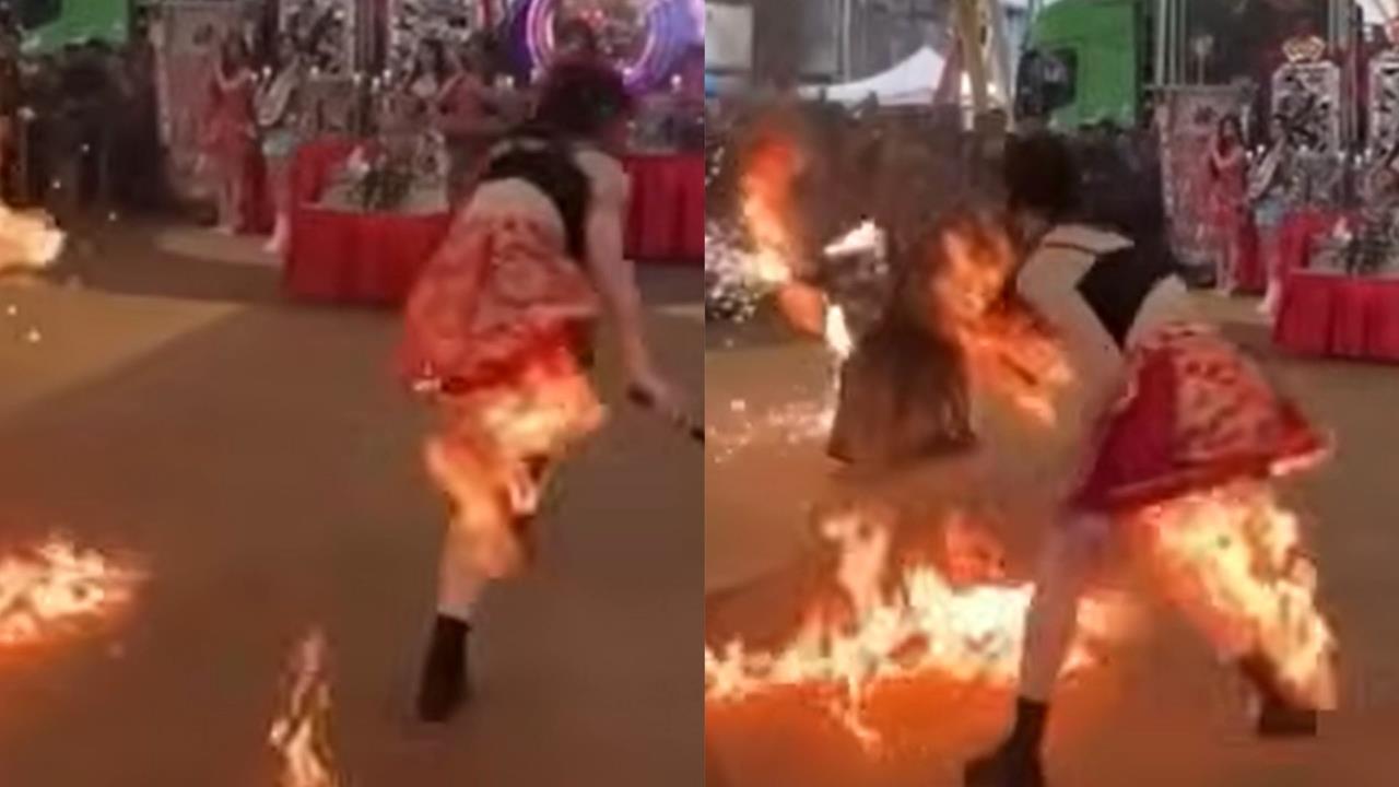 火舞演出起火女舞者送醫傷勢曝光　桃園市府挨轟活動安全沒把關