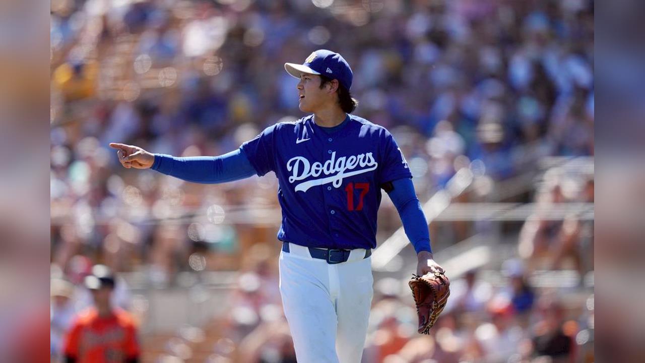 MLB(影)／道奇「投手大谷」開工！熱身賽先發投4.1局送4K飆160公里火球