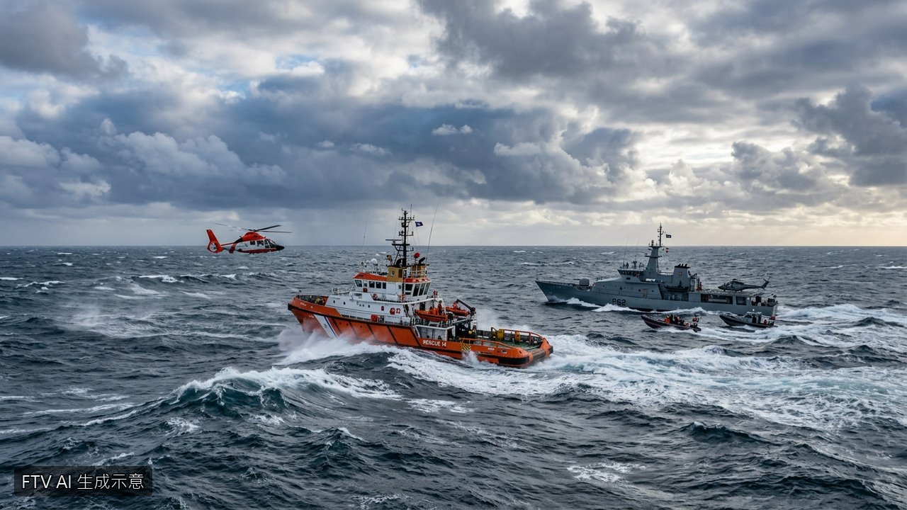 加彭外海鑽油平台嚴重損壞沉沒 110人獲救5人失蹤