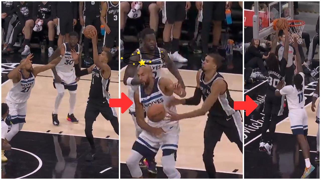 NBA(影)/神奇迷蹤步!文班亞馬「戲耍四屆DPOY」助攻 對手「原地轉圈」糗了