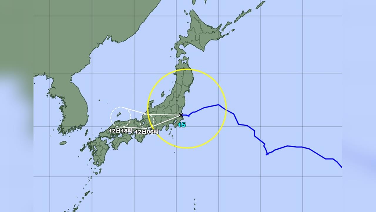 日盂蘭盆節長假遇風災攪局　颱風「昌鴻」直撲關東