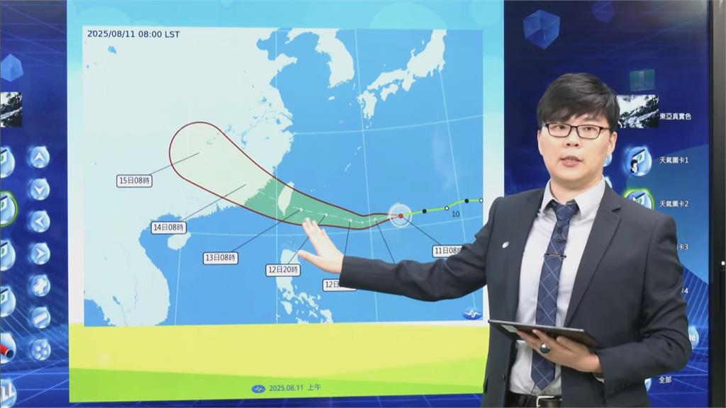 快新聞／楊柳颱風步步逼近！　氣象署曝海陸警最快發布時間