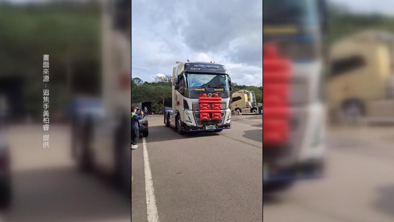 情義相挺！桃園新人結婚　好友出動大貨車華麗變身禮車迎娶