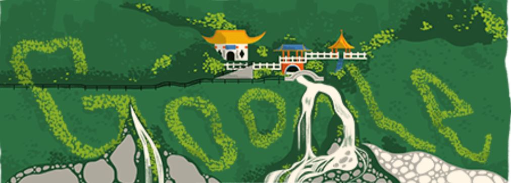 快新聞／太魯閣國家公園登Google首頁！　描繪「長春飛瀑」慶成立35週年