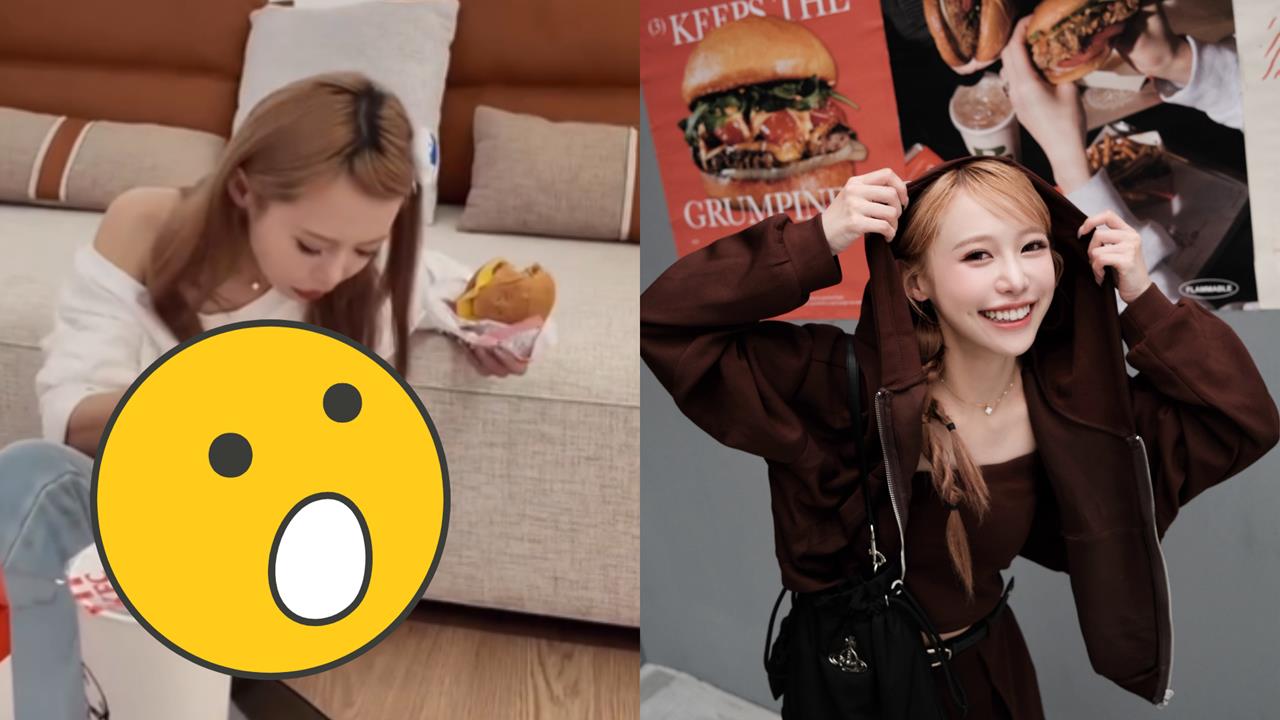 紀卜心拍片「打翻食物」被轟浪費!本人淚回45字反問:你看電視會這樣?