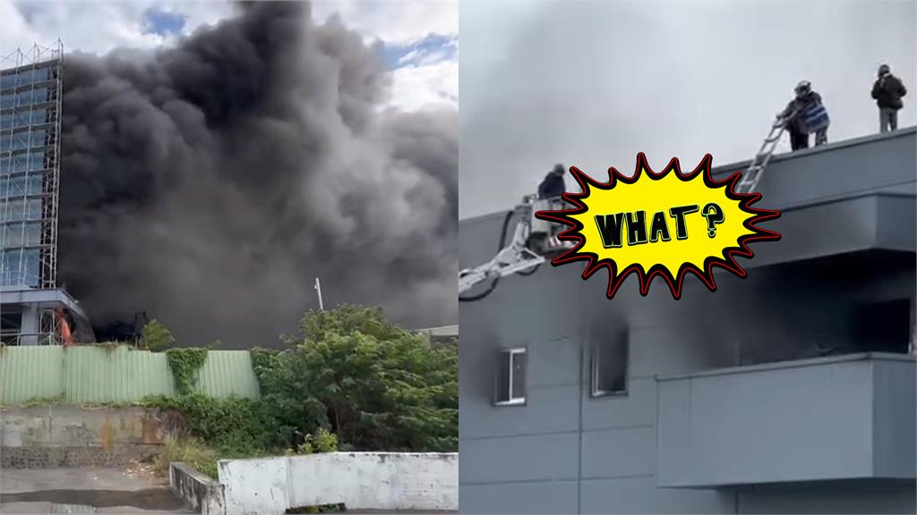 全聯倉儲惡火釀9死！雲梯車受限空間「民眾高空跳躍」極限救援畫面流出