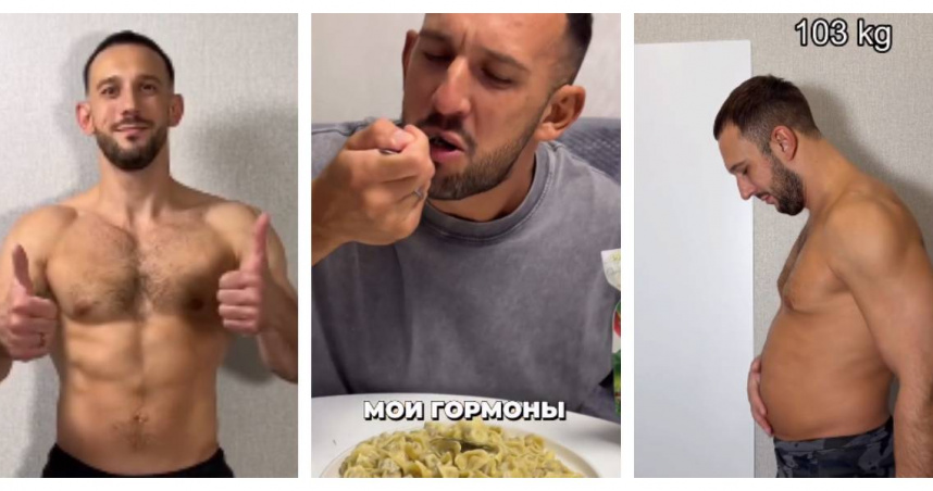 我要胖給你們看！他為證明瘦身法每日狂吃破萬卡　健身網紅暴肥13公斤竟一覺不醒