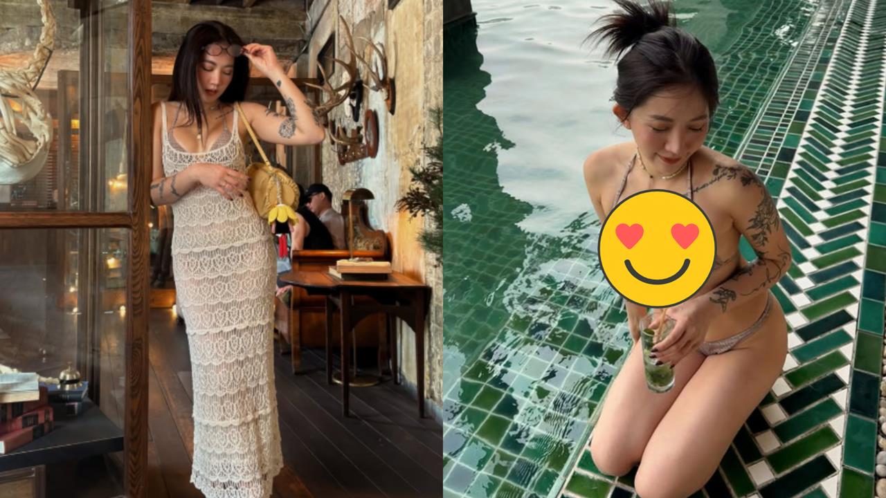 陳艾琳赴泰國過年「辣秀白麻糬」！同框帥尪「躺椅特寫」網暴動：泰帥泰美