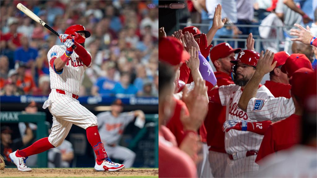 MLB(影)／超車大谷翔平！舒瓦伯「40轟滿貫砲」成國聯全壘打王　還創一隊史紀錄