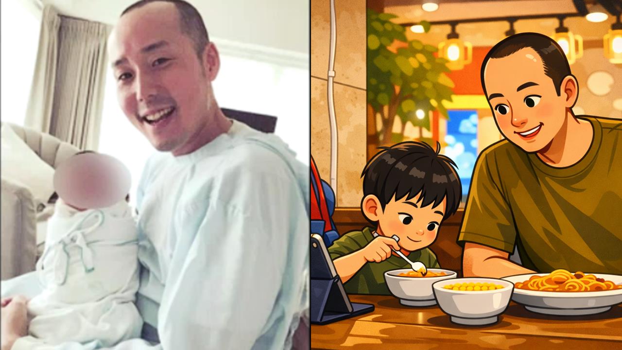 葛西健二低調當爸日常曝光！帶3歲兒吃飯「這神情」說明一切