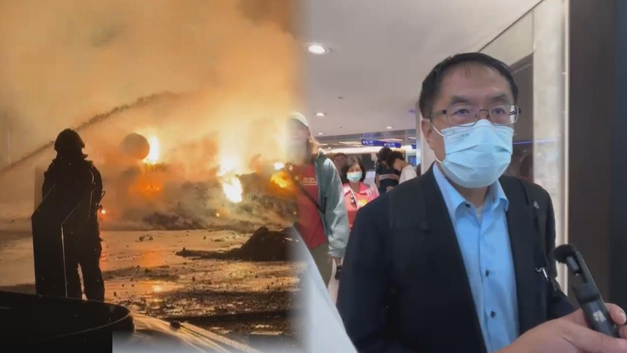 黃偉哲剛抵星國就緊急返台　赴爆炸案災區：救災更重要