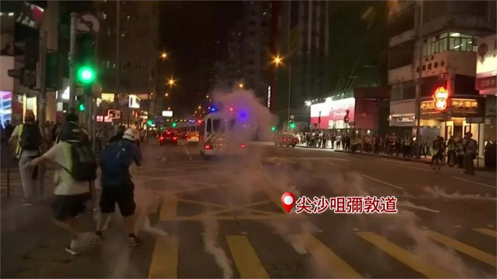 四中全會前夕港爆混戰 疑似「非香港人士」帶頭作亂