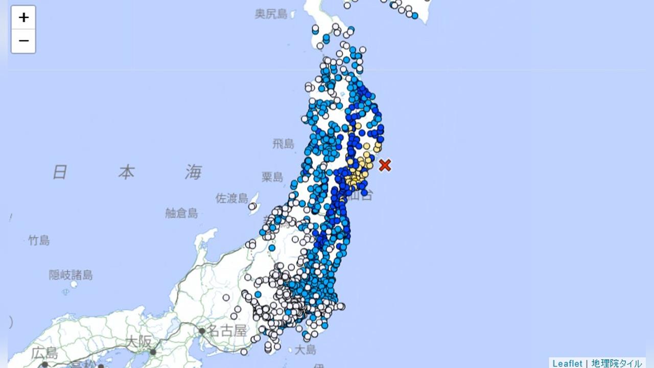 快新聞／日本東北6.3地震！宮城縣最大震度5級弱