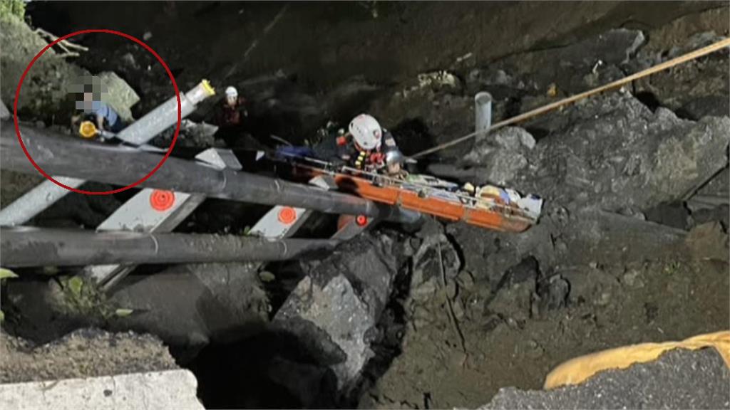 轎車擅闖宜蘭台九線管制路段　墜落五十米邊坡四傷