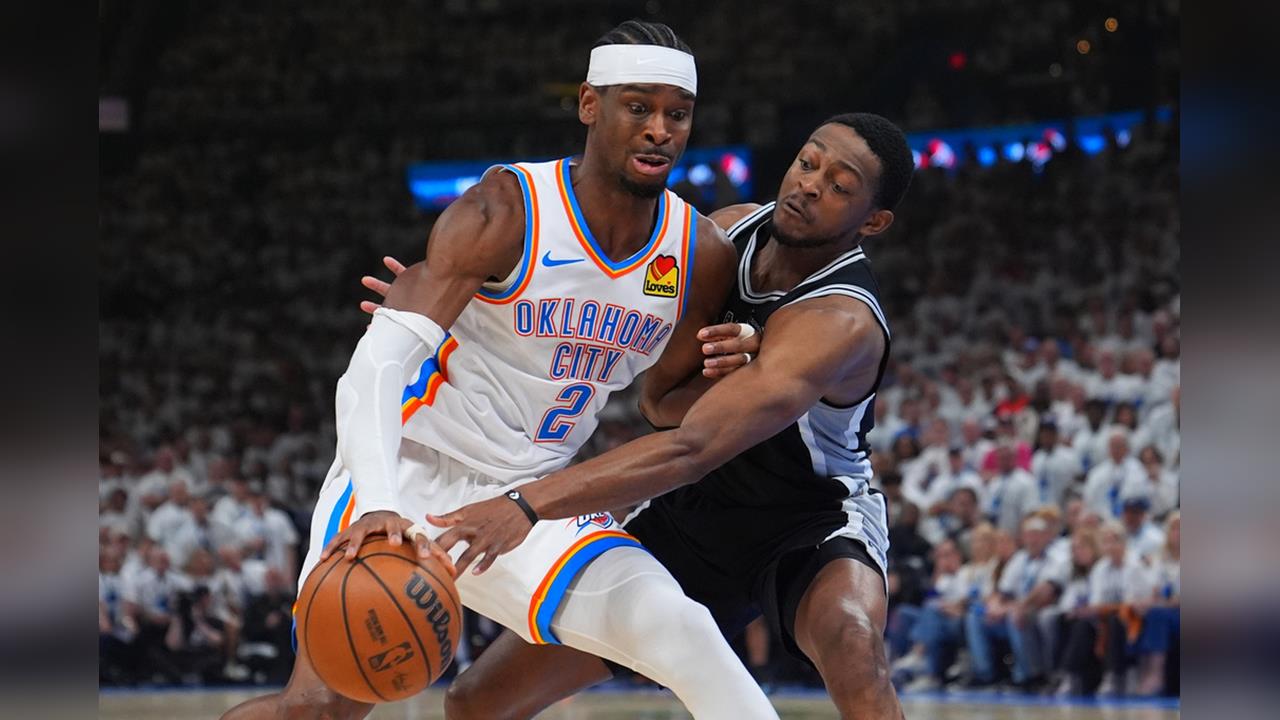 NBA(影)/雷霆一哥SGA狂砍32分主場嗨翻!退馬刺奪勝3比2取得聽牌優勢