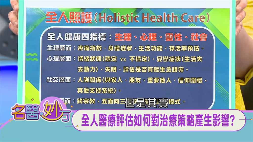 更全面完整的健康照護　認識全人醫療與相關檢測和評估