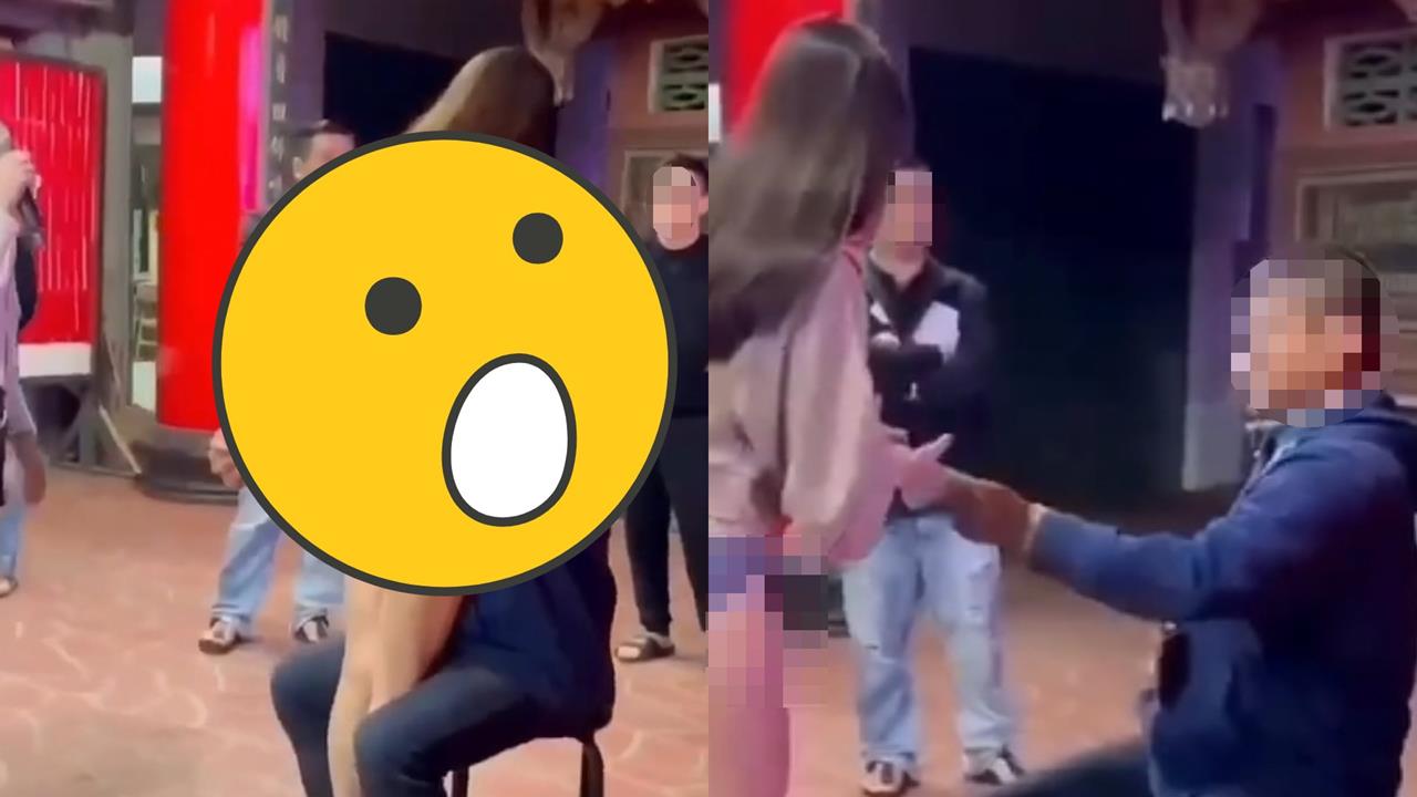 廟會妹子提供「抱頭埋胸」收100元小費!緊貼白麻糬片曝光…網嗨:哪裡報名