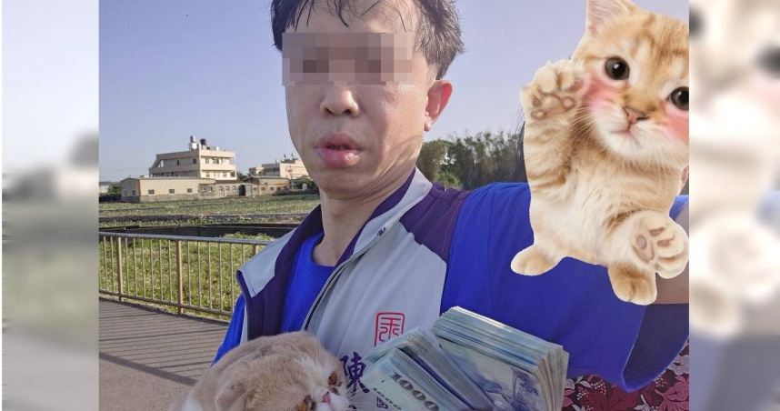 重金懸賞50萬！加菲貓「喵喵」找到了　飼主拿大綑現金：詳情再說