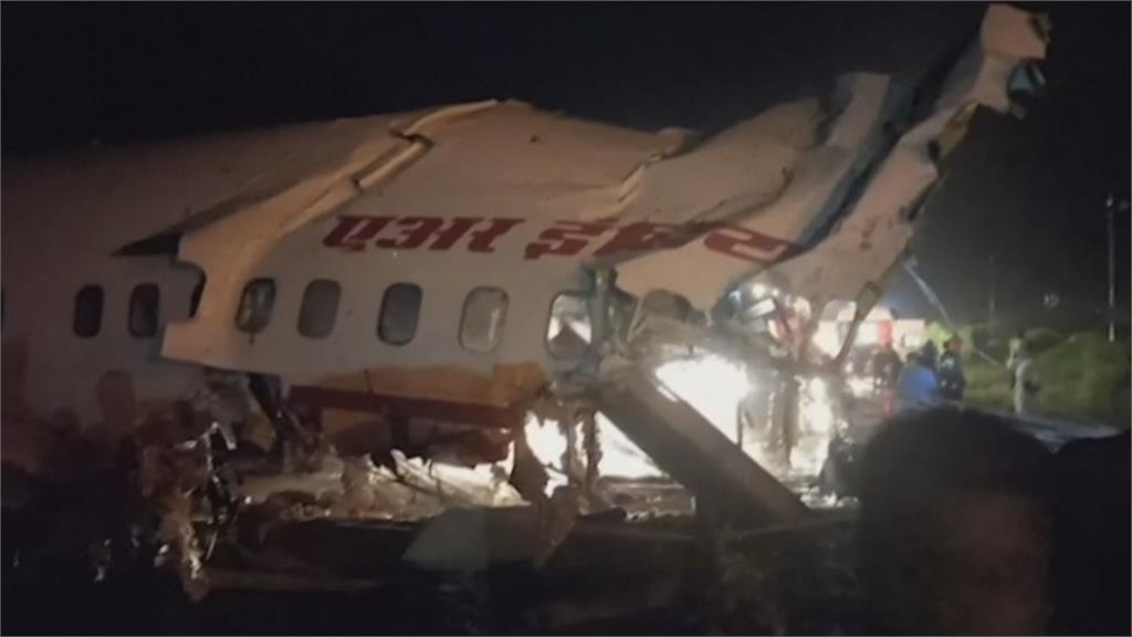 印度撤僑班機降落斷兩節！ 釀18死120多人傷
