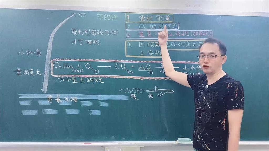 雲嘉外海驚見「不明飛行物」噴雲而出　物理老師「這樣說」