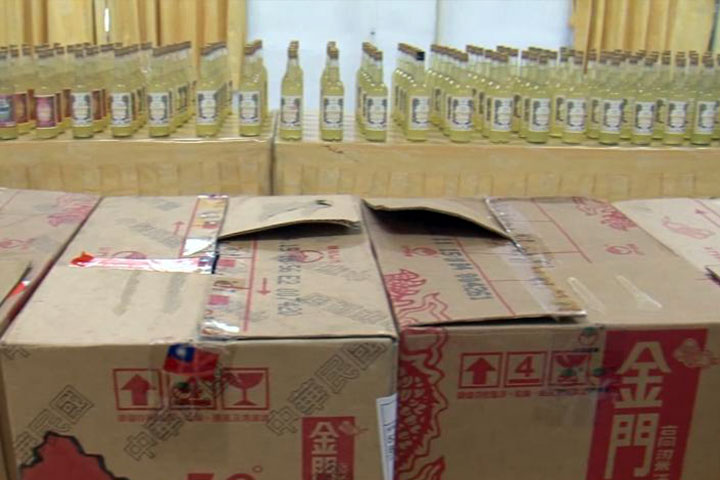 中國疫苗藏金門高粱走私 市價逾千萬