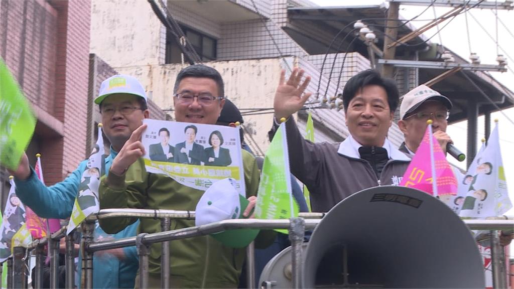 卓榮泰元旦桃園輔選 拉抬鄭寶清拚連任