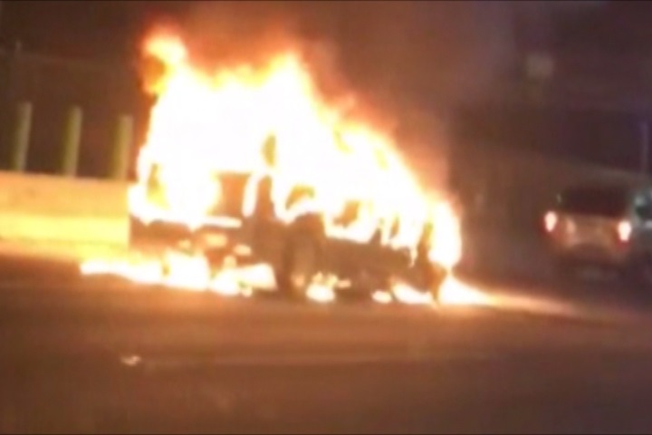 昨夜國道事故多　追撞、火燒車4傷送醫