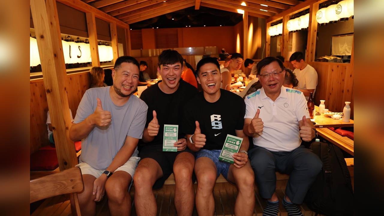 亞運／心疼曾祥鈞、馬建豪傷勢！奧會主席蔡家福自掏腰包送上萬元大紅包